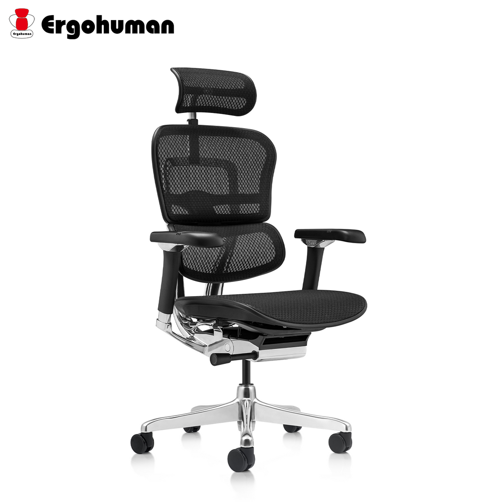 Ergohuman Luxury 2 Matrex USA Patent Mesh Ergonomic Office Chair (without Wireless Control) (10 Years Limited Warranty)