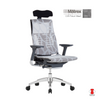 Pofit World Class Ergonomic Office Chair With White Mesh And Apps 